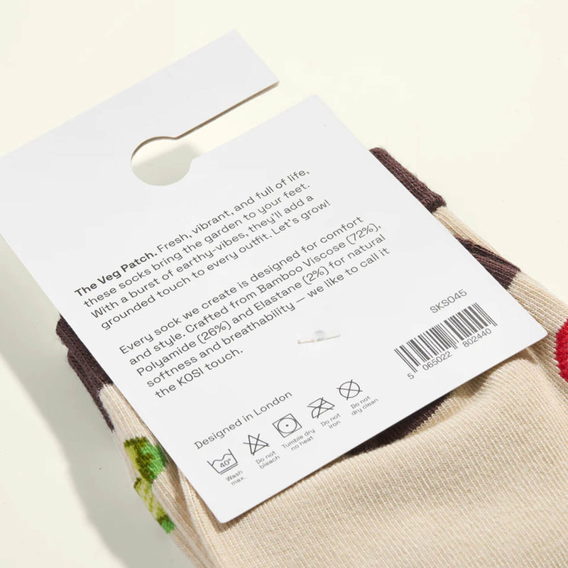 Kosi Bamboo Socks One Size 3-8 -  The Veg Patch