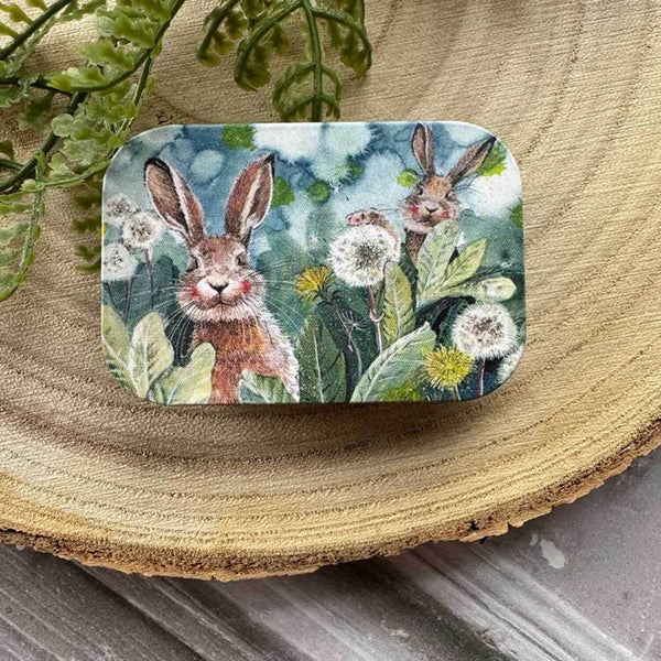Alex Clark Small Sliding Tin - Amongst the Dandelions