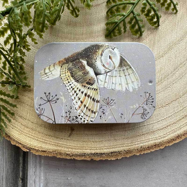 Alex Clark Small Sliding Tin - Owl
