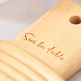 Sur La Table Colour Me Happy Round Paddle Serving Board - Medium