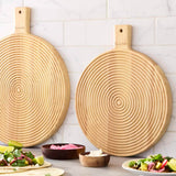 Sur La Table Colour Me Happy Round Paddle Serving Board - Medium