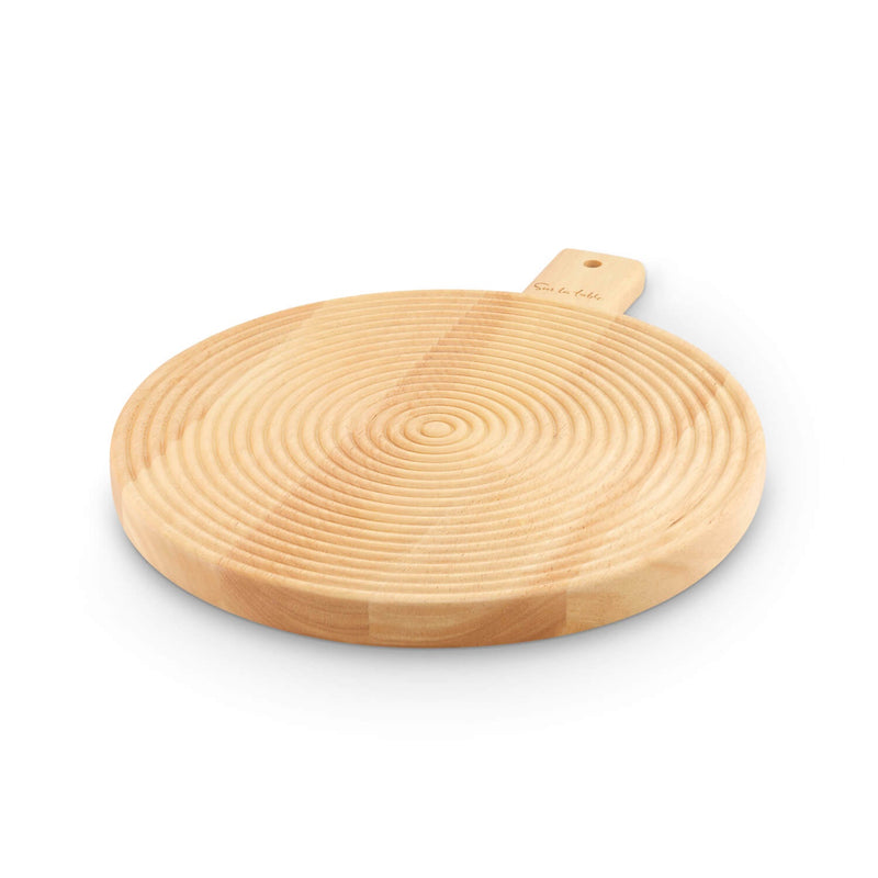 Sur La Table Colour Me Happy Round Paddle Serving Board - Medium
