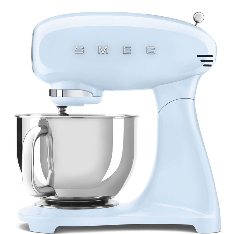 Free KSF01 Scales with Smeg 50's Style Retro SMF03 Stand Mixer - Pastel Blue