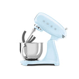 Free KSF01 Scales with Smeg 50's Style Retro SMF03 Stand Mixer - Pastel Blue