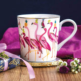 Sara Miller London 340ml Fine China Mug - Fabulous Flamingo