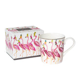 Sara Miller London 340ml Fine China Mug - Fabulous Flamingo
