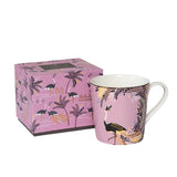 Sara Miller London 340ml Fine China Mug - Ostrich Tail Feathers