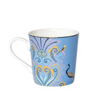 Sara Miller London 340ml Fine China Mug - Peacock Filigree
