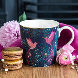 Sara Miller London India 340ml Fine China Mug - Hummingbird