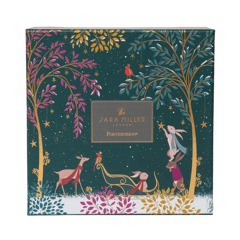 Sara Miller London Woodland Tales 340ml Mugs - Set Of 4