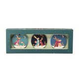 Sara Miller London Woodland Tales Christmas Decorations - Set Of 3
