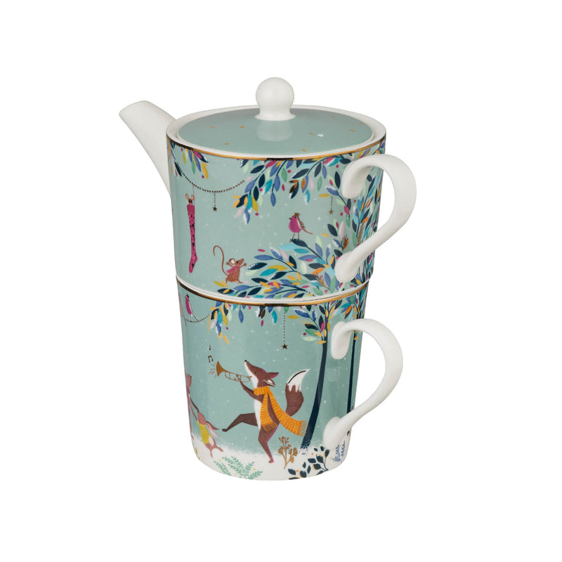 Sara Miller London Woodland Tales Tea For One - Merry Band