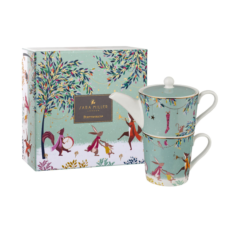 Sara Miller London Woodland Tales Tea For One - Merry Band