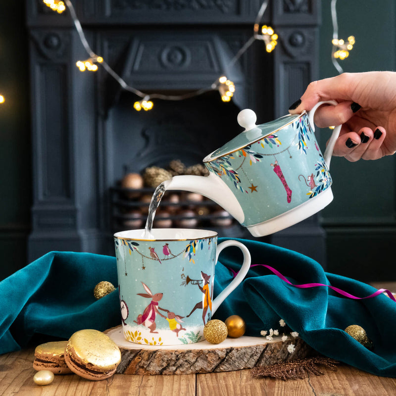 Sara Miller London Woodland Tales Tea For One - Merry Band