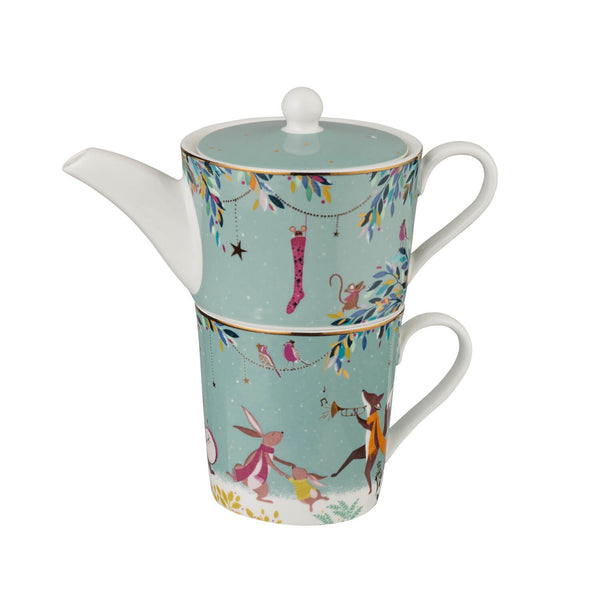 Sara Miller London Woodland Tales Tea For One - Merry Band