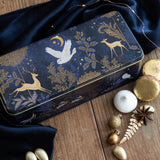 Sara Miller Christmas Long Deep Rectangular Tin - Magical Nightfall