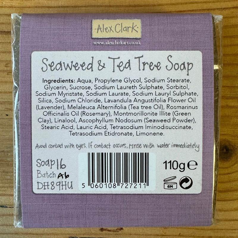 Alex Clark Coastal Waters Handmade Soap - Seaweed & Tea Tree