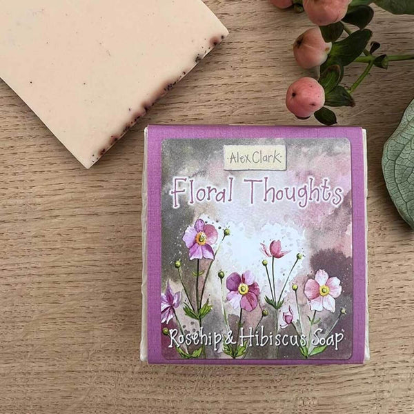 Alex Clark Floral Thoughts Handmade Soap - Rosehip & Hibiscus
