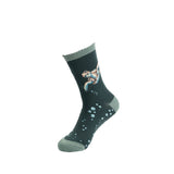 Wrendale Designs by Hannah Dale Womens Bamboo Socks - Swimming School - Turtle