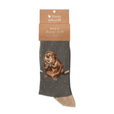Wrendale Designs by Hannah Dale Mens Bamboo Socks - The Arborist - Beaver