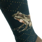 Wrendale Designs by Hannah Dale Mens Bamboo Socks - The Happy Frog - Frog
