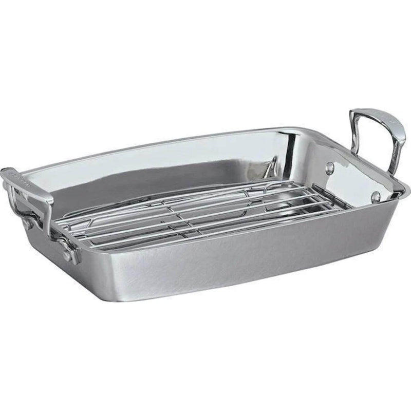 Scanpan Impact 42cm x 26cm Stainless Steel Roasting Pan with Rack