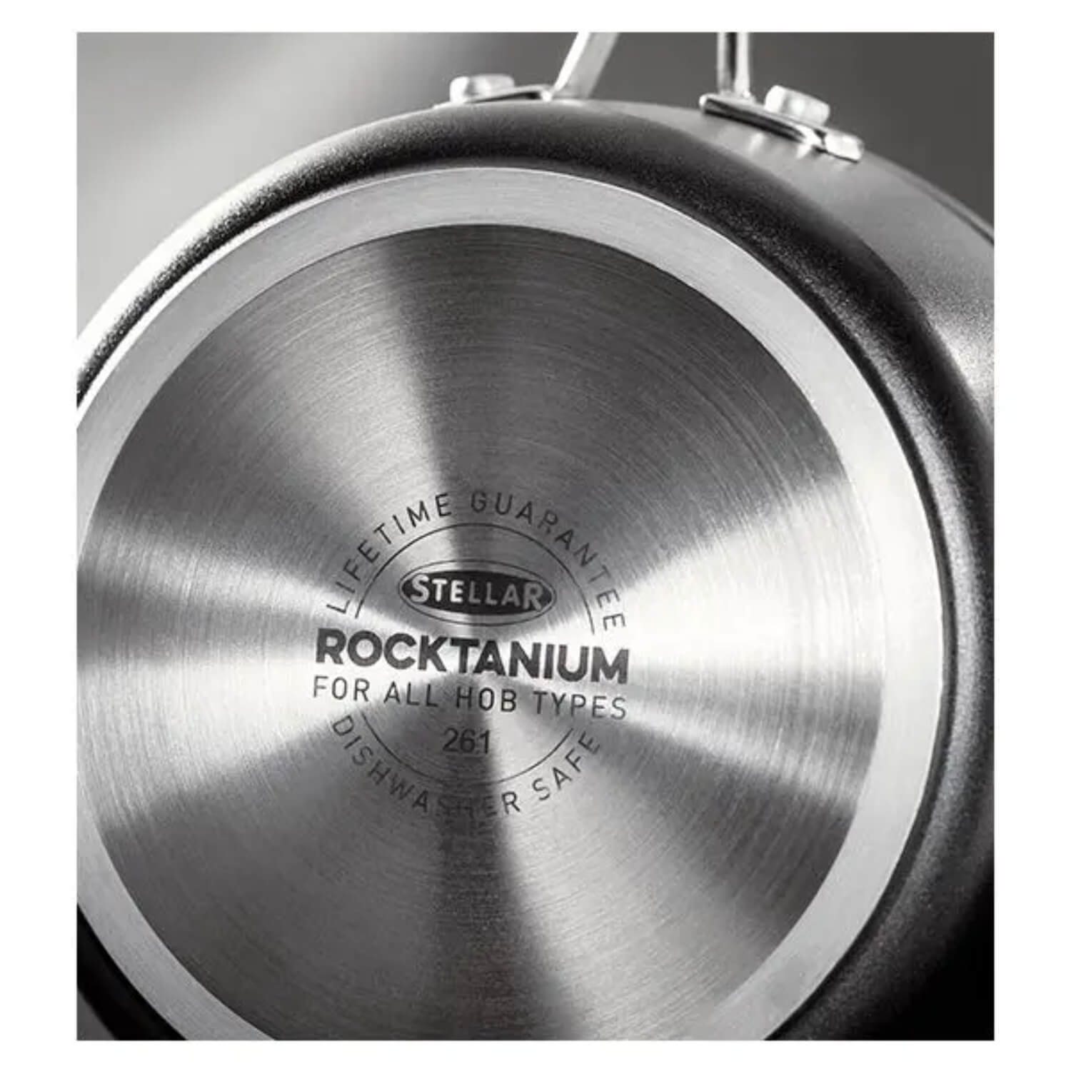 Stellar Rocktanium - Set Di 5 Pentole Antiaderenti Con Coperchi In Vetro, Adatte A Induzione, Rivestimento QuanTanium Al Titanio, Pentole Per Cucina Sana, Lavabili In Lavastoviglie