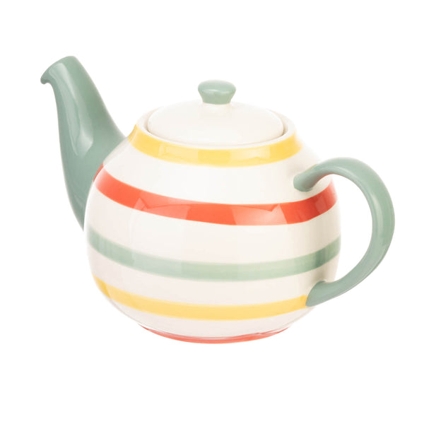 Siip 2 Cup Stoneware Teapot - Autumn Multi Stripe