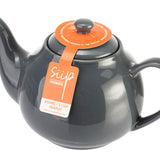 Siip 2 Cup Solid Glaze Stoneware Teapot - Grey