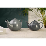 Siip 2 Cup Solid Glaze Stoneware Teapot - Grey