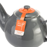 Siip 6 Cup Solid Glaze Stoneware Teapot - Grey