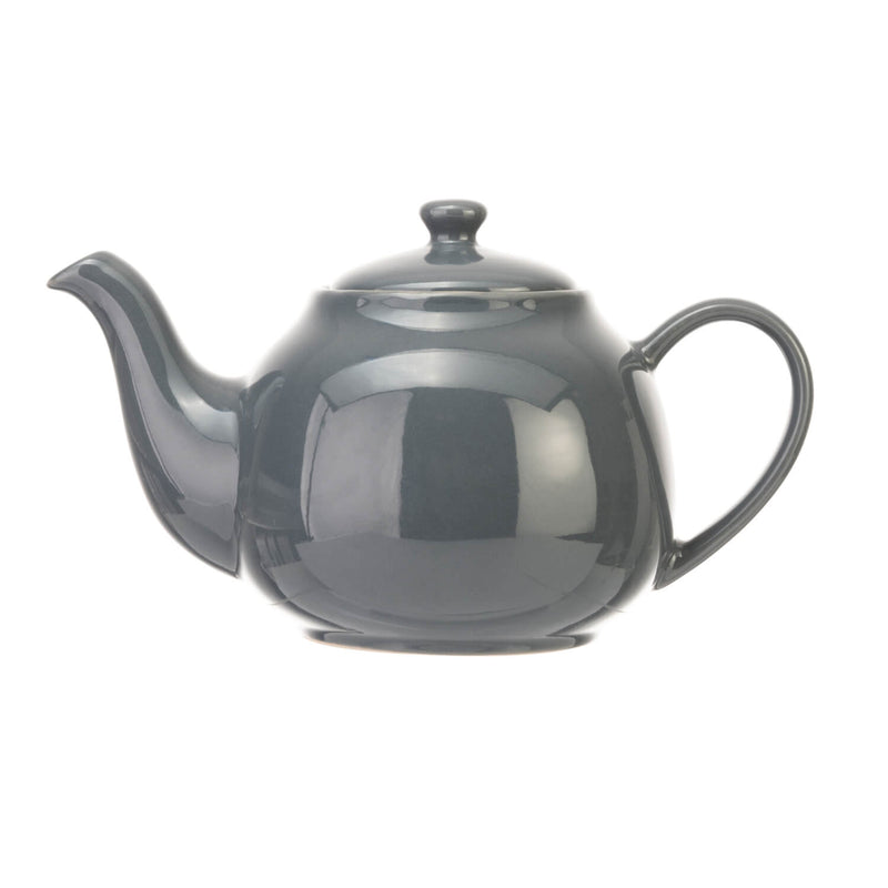 Siip 6 Cup Solid Glaze Stoneware Teapot - Grey