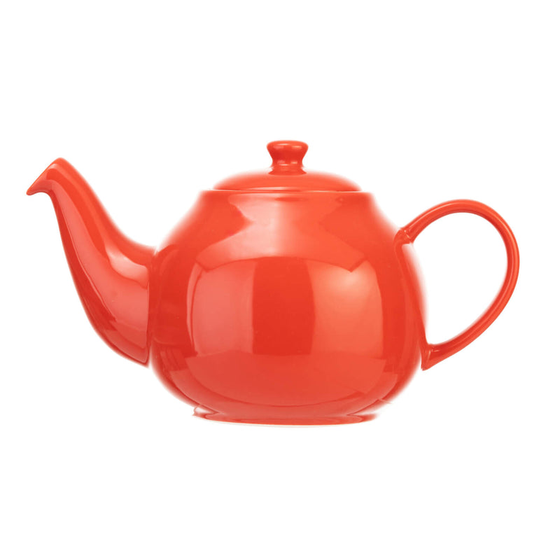 Siip 2 Cup Solid Glaze Stoneware Teapot - Red