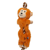 Petface Buddies Rope Monkey Plush Dog Toy