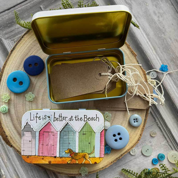 Alex Clark Small Rectangular Tin - Life Is Better