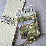 Alex Clark Small Spiral Bound Notepad - Along The River