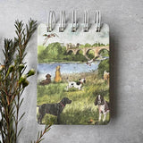 Alex Clark Small Spiral Bound Notepad - Along The River