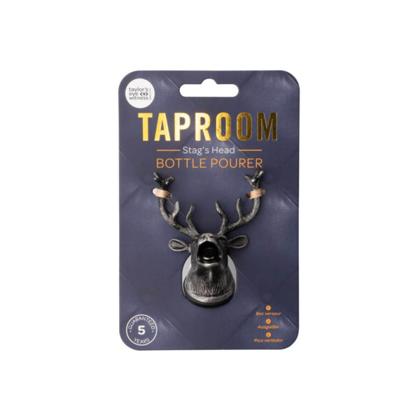 Taylor's Eye Witness Taproom Stag Bottle Pourer - Pewter