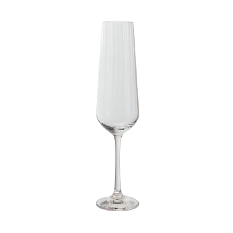 Dartington Cheers Optic Champagne Flute Glasses - Set Of 4
