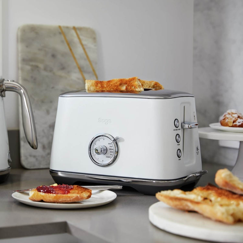 Sage Appliances Luxe Soft Top Kettle & Toast Select 2-Slice Toaster Set - Sea Salt