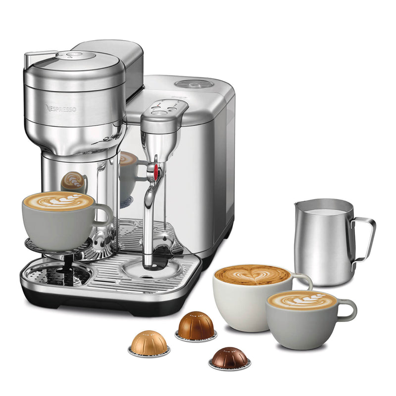 Sage Appliances Vertuo Creatista SVE850 Automatic Pod Coffee Machine - Brushed Stainless Steel