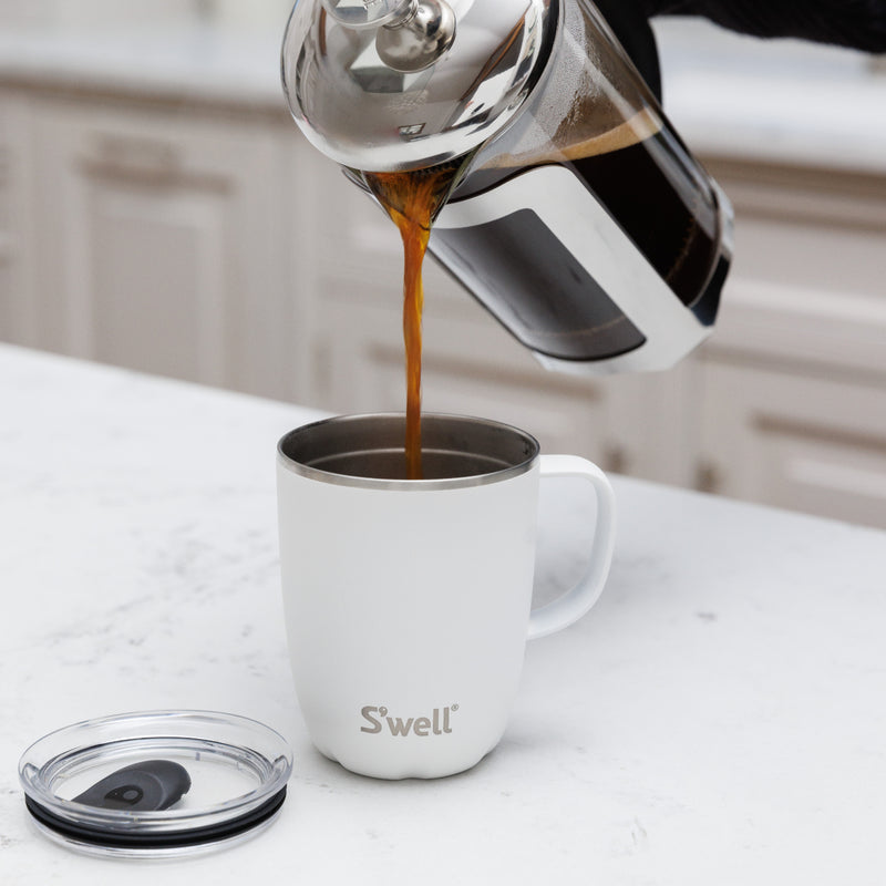 S'well 350ml Travel Mug with Handle - Moonstone