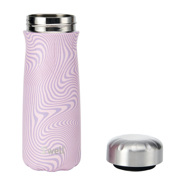 S'well 470ml Traveler Reusable Water Bottle - Lavender Swirl