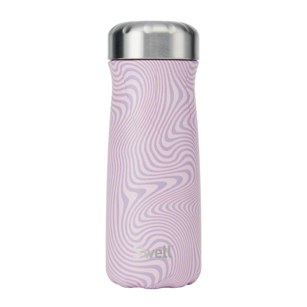 S'well 470ml Traveler Reusable Water Bottle - Lavender Swirl