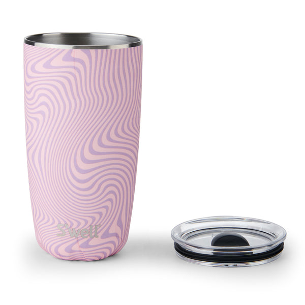S'well 530ml Travel Tumbler with Lid - Lavender Swirl