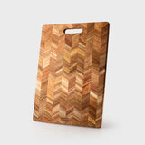 Sabatier Professsional SABZX07 40cm x 24cm Herringbone Acacia Wood Chopping Board