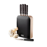 Sabatier SABSSKB5 Professional 5-Piece Knife & Rubberwood Block Set