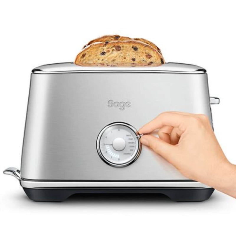 Sage Appliances Luxe Soft Top Kettle & Toast Select 2-Slice Toaster Set - Brushed Stainless Steel