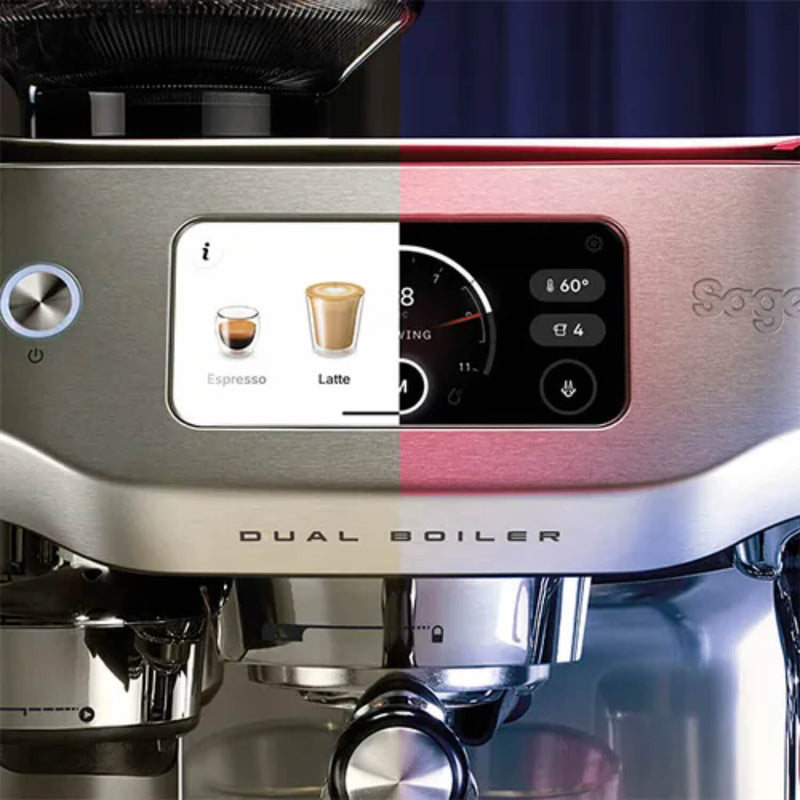 Sage Appliances Oracle™ SES995 Bean to Cup Dual Boiler Espresso Coffee Machine - Brushed Stainless Steel