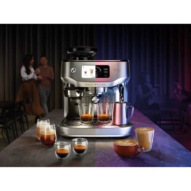 Sage Appliances Oracle™ SES995 Bean to Cup Dual Boiler Espresso Coffee Machine - Brushed Stainless Steel